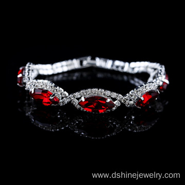 Round Crystal Charm Bracelet Crystal Bracelets For Women